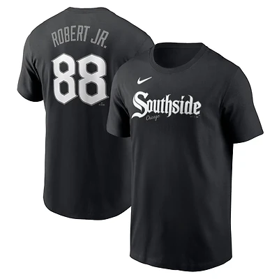 Nike Luis Robert Jr Chicago White Sox City Connect Fuse Name  Number T-Shirt
