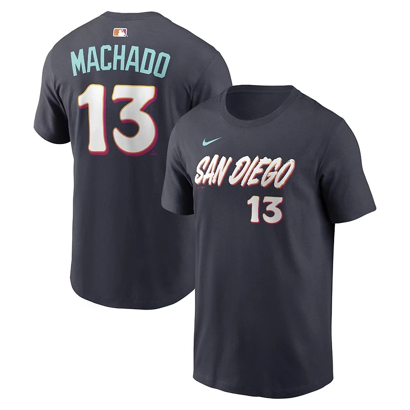 Nike Manny Machado San Diego Padres 2026 City Connect Name Number T-Shirt