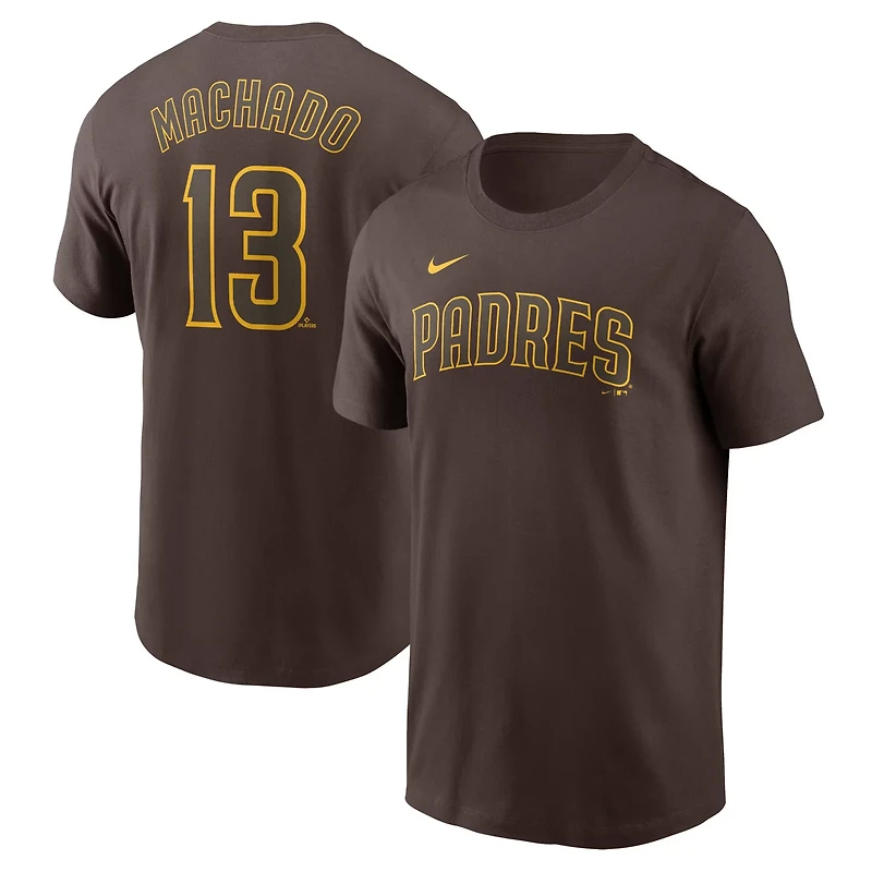 Nike Manny Machado San Diego Padres Fuse Name Number T-Shirt