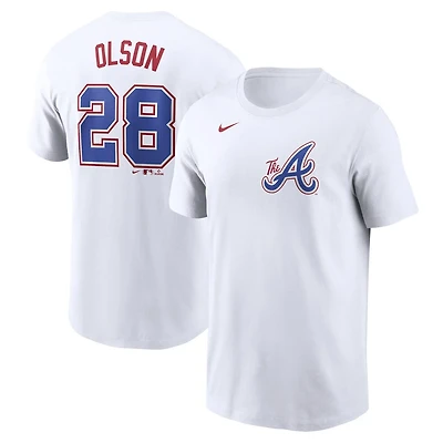 Nike Matt Olson Atlanta Braves City Connect Fuse Name  Number T-Shirt