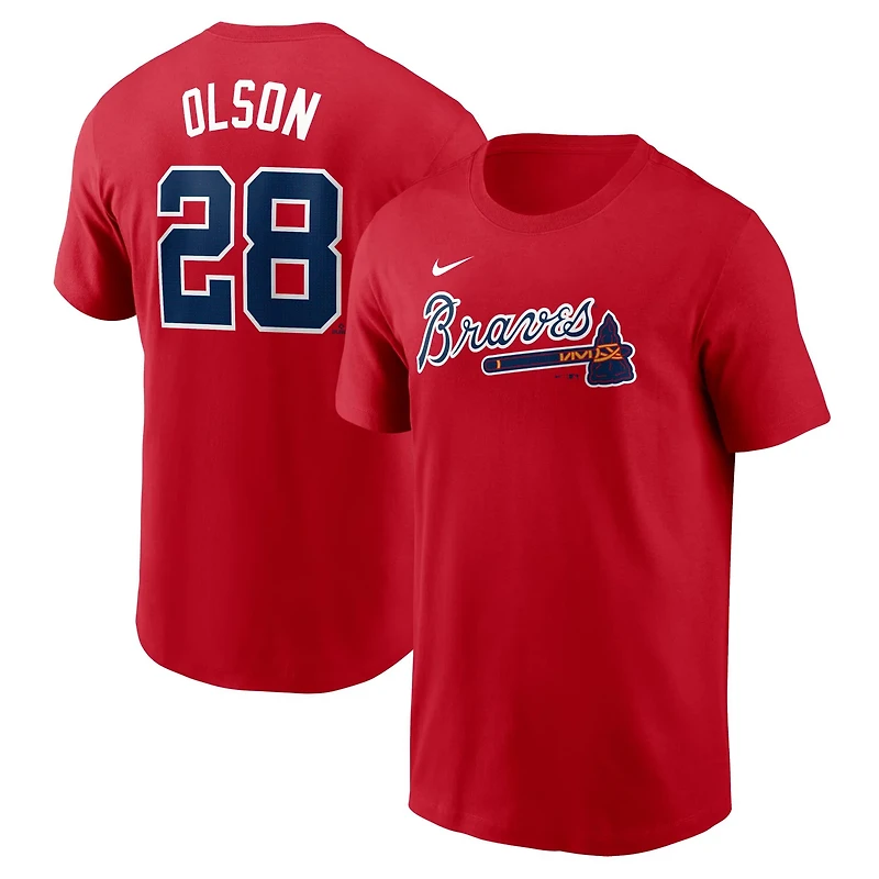 Nike Matt Olson Atlanta Braves Fuse Name Number T-Shirt