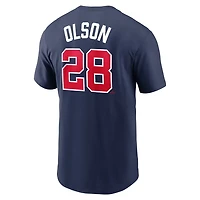 Nike Matt Olson Atlanta Braves Name  Number T-Shirt