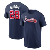 Nike Matt Olson Atlanta Braves Name  Number T-Shirt