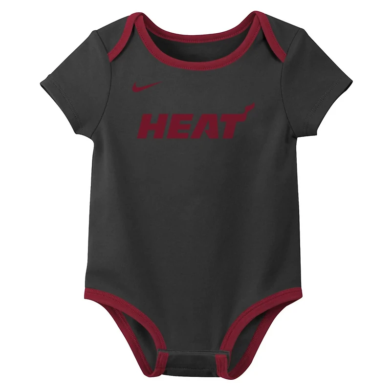 Nike Miami Heat Three-Pack Bodysuit Set