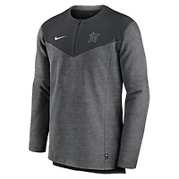 Nike Miami Marlins Authentic Collection Game Time Performance Half-Zip Top