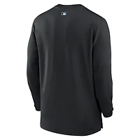 Nike Miami Marlins Authentic Collection Game Time Performance Quarter-Zip Top