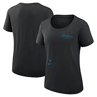 Nike Miami Marlins Authentic Collection Performance Scoop Neck T-Shirt