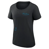 Nike Miami Marlins Authentic Collection Performance Scoop Neck T-Shirt