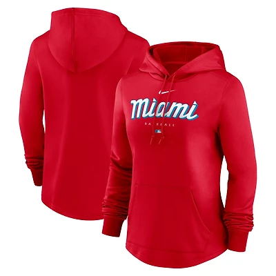 Nike Miami Marlins City Connect Pregame Performance Pullover Hoodie