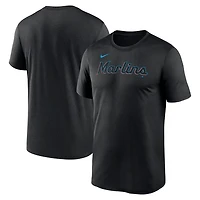 Nike Miami Marlins Legend Fuse Wordmark T-Shirt