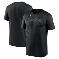 Nike Miami Marlins New Legend Wordmark T-Shirt