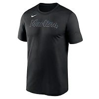 Nike Miami Marlins New Legend Wordmark T-Shirt