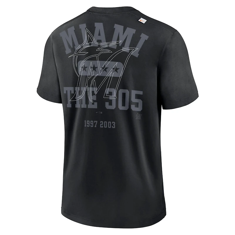 Nike Miami Marlins Statement Game Over T-Shirt