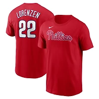 Nike Michael Lorenzen Philadelphia Phillies Player Name  Number T-Shirt