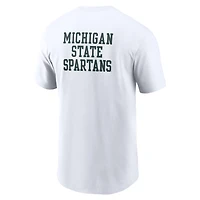 Nike Michigan State Spartans 2-Hit Stacked T-Shirt