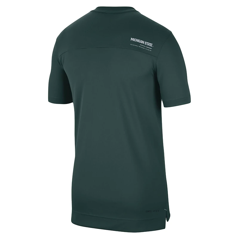 Nike Michigan State Spartans 2022 Coaches UV Performance T-Shirt