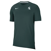 Nike Michigan State Spartans 2022 Coaches UV Performance T-Shirt