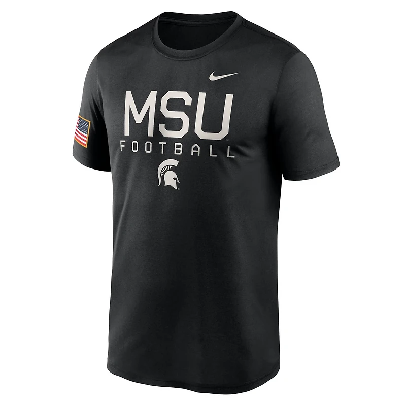 Nike Michigan State Spartans 2024 Military Appreciation Legend Performance T-Shirt