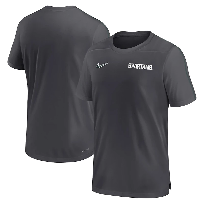 Nike Michigan State Spartans 2024 Sideline Coach Performance Top