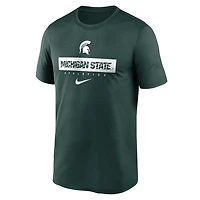 Nike Michigan State Spartans 2024 Sideline Legend Performance T-Shirt