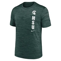 Nike Michigan State Spartans 2024 Sideline Velocity Performance T-Shirt