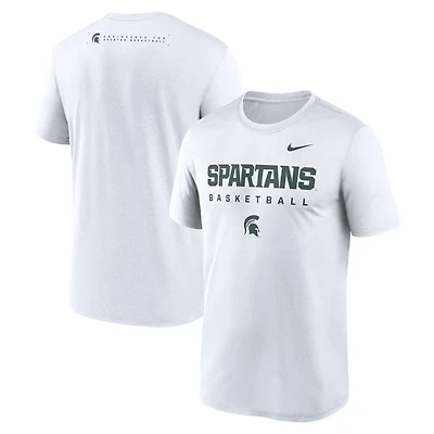 Nike Michigan State Spartans 2025 Courtside Basketball Legend Dri-FIT T-Shirt