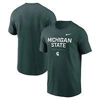 Nike Michigan State Spartans 2025 Courtside Basketball Performance T-Shirt