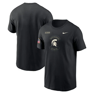 Nike Michigan State Spartans 2025 Military Appreciation Performance T-Shirt