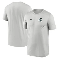 Nike Michigan State Spartans 2025 Sideline Small Logo Legend Performance T-Shirt