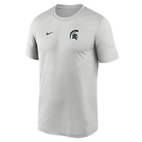 Nike Michigan State Spartans 2025 Sideline Small Logo Legend Performance T-Shirt