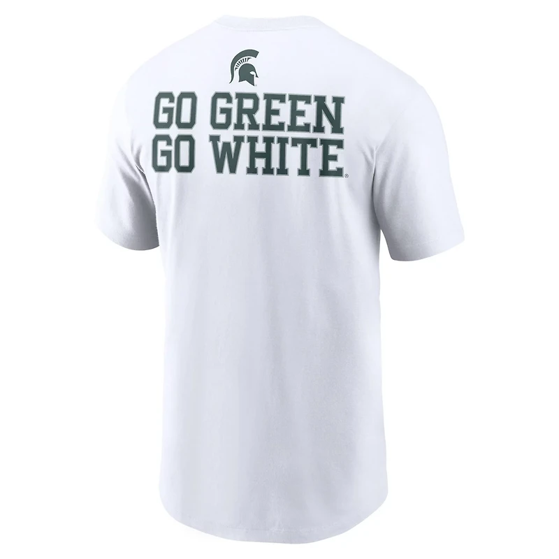 Nike Michigan State Spartans Blitz 2-Hit T-Shirt