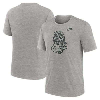 Nike Michigan State Spartans Blitz Evergreen Legacy Primary Tri-Blend T-Shirt