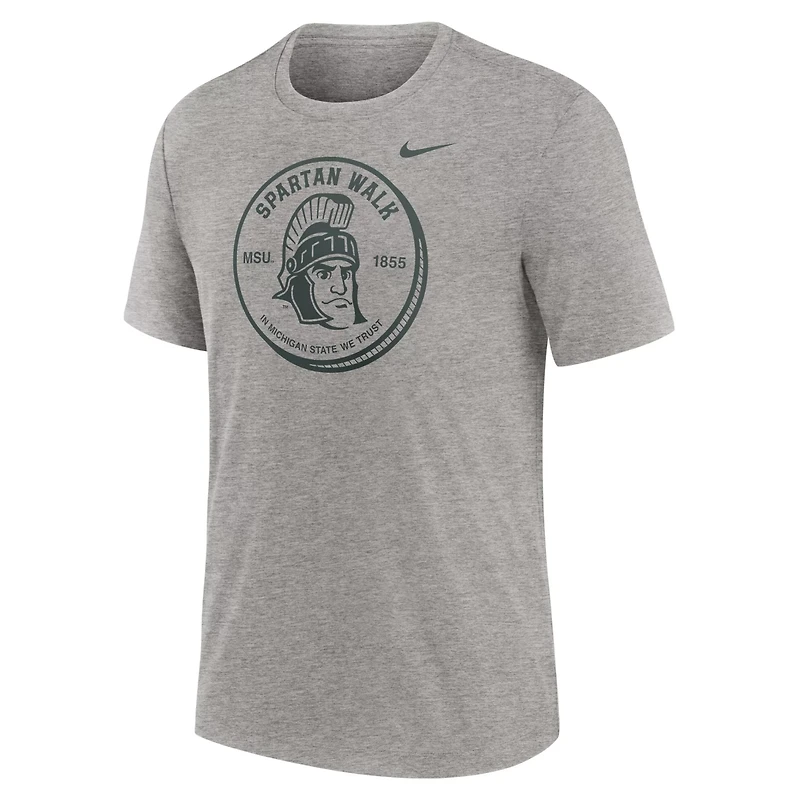 Nike Michigan State Spartans Local Campus Time Honored Tradition Tri-Blend T-Shirt