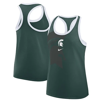 Nike Michigan State Spartans Primetime Racerback Tri-Blend Tank Top