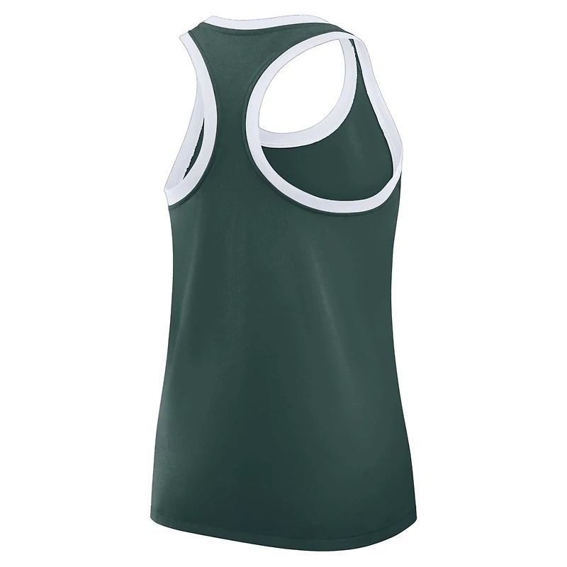 Nike Michigan State Spartans Primetime Racerback Tri-Blend Tank Top