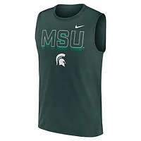 Nike Michigan State Spartans Primetime Tricode Legend Performance Tank Top