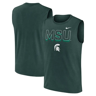 Nike Michigan State Spartans Primetime Tricode Legend Performance Tank Top