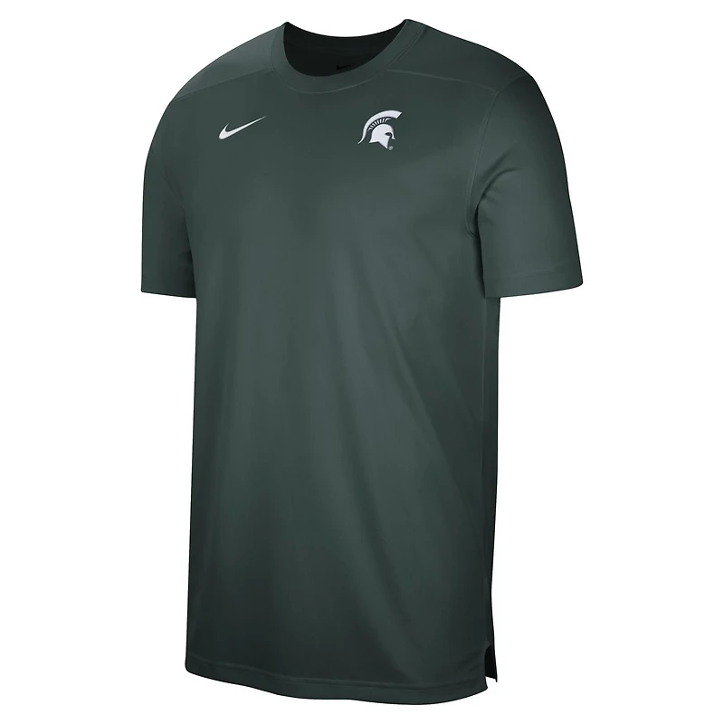 Nike Michigan State Spartans Sideline Coaches Performance Top