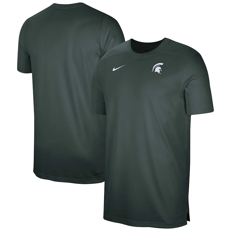 Nike Michigan State Spartans Sideline Coaches Performance Top