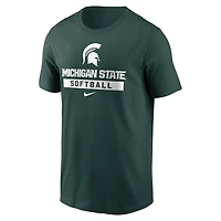 Nike Michigan State Spartans Softball T-Shirt