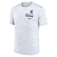 Nike Michigan State Spartans Velocity Stacked Dri-FIT T-Shirt