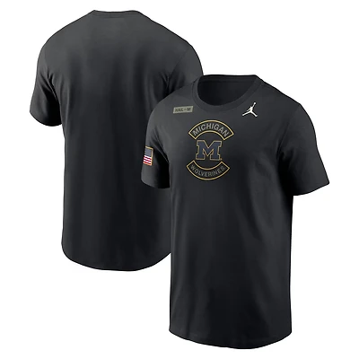Nike Michigan Wolverines 2025 Military Appreciation Performance T-Shirt