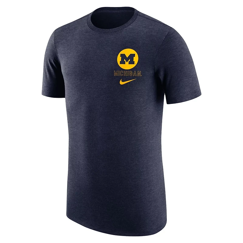 Nike Michigan Wolverines Retro Tri-Blend T-Shirt