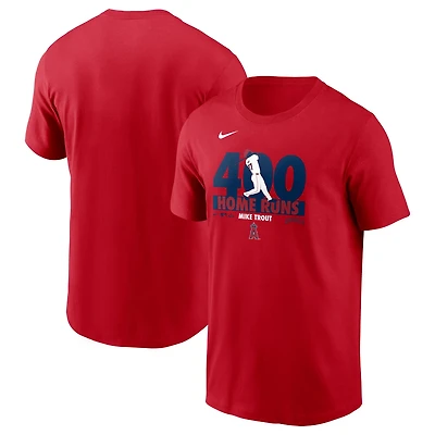 Nike Mike Trout Los Angeles Angels 400 Career Home Runs T-Shirt