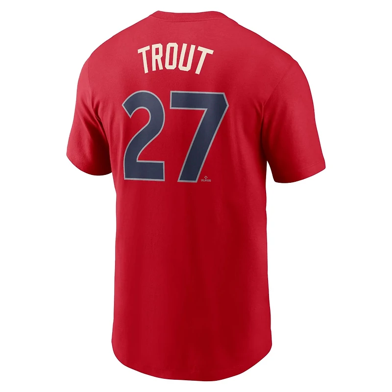 Nike Mike Trout Los Angeles Angels City Connect Fuse Name  Number T-Shirt