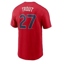 Nike Mike Trout Los Angeles Angels City Connect Fuse Name  Number T-Shirt