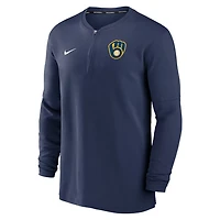 Nike Milwaukee Brewers Authentic Collection Game Time Performance Quarter-Zip Top