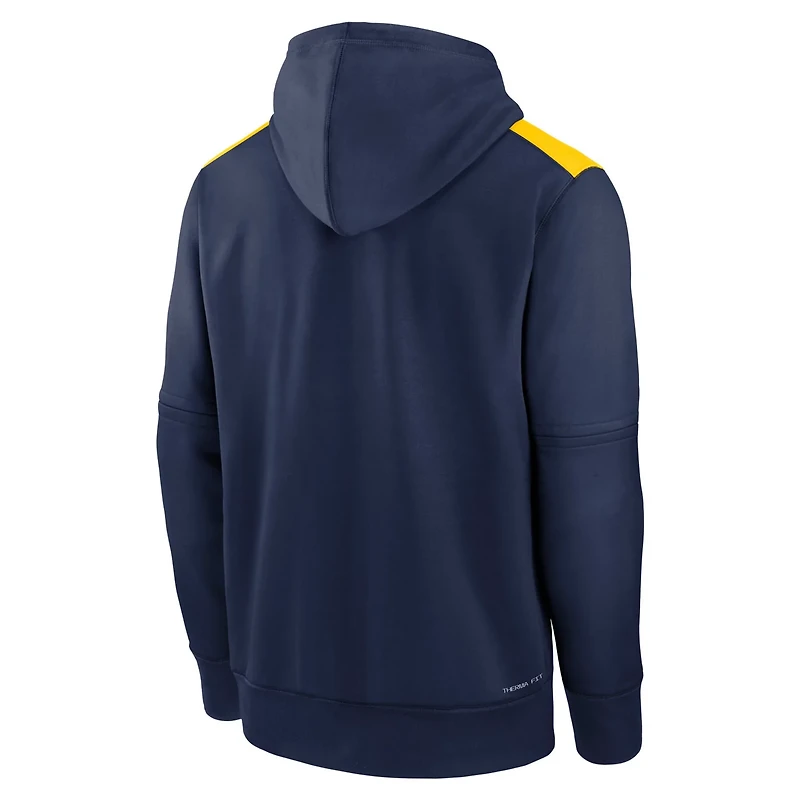 Nike Milwaukee Brewers Authentic Collection Performance Pullover Hoodie