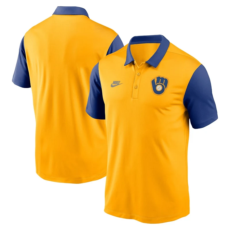 Nike Milwaukee Brewers Franchise Cooperstown Collection Polo