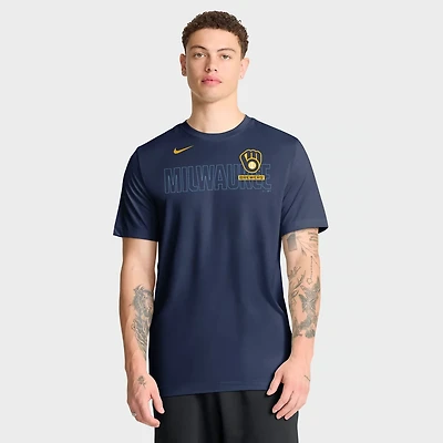 Nike Milwaukee Brewers Knockout Team Legend Dri-FIT T-Shirt